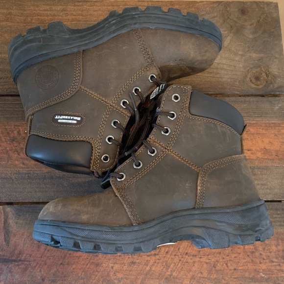 *NWOT* Skechers Steel Toe Workshire-Peril Leather Boots - Picture 9 of 13